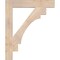 Ekena Millwork Merced Block Smooth Bracket, Douglas Fir, 5 1/2"W x 38"D x 46"H BKT06X38X46MRC05SDF - alternate 4